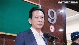 民進黨立委林俊憲接受媒體聯訪。（圖／記者楊士誼攝影）