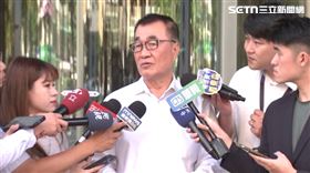 李四川今天在廣播節目專訪後接受媒體聯訪。（圖／翻攝畫面）