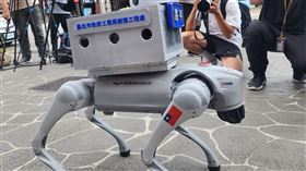 台北首隻AI機器狗急卡！中國製載體爆資安疑慮，負責的超鉞科技CEO表示遺憾。（圖／記者鍾志鵬攝影）