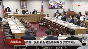 韌性條例院長朝野協商結論出爐，預算中電力強化之用途與預算上限送交院會處理。（圖／翻攝自國會頻道）