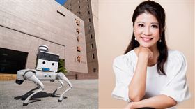 機器狗，林楚茵。（組合圖／翻攝自臉書）