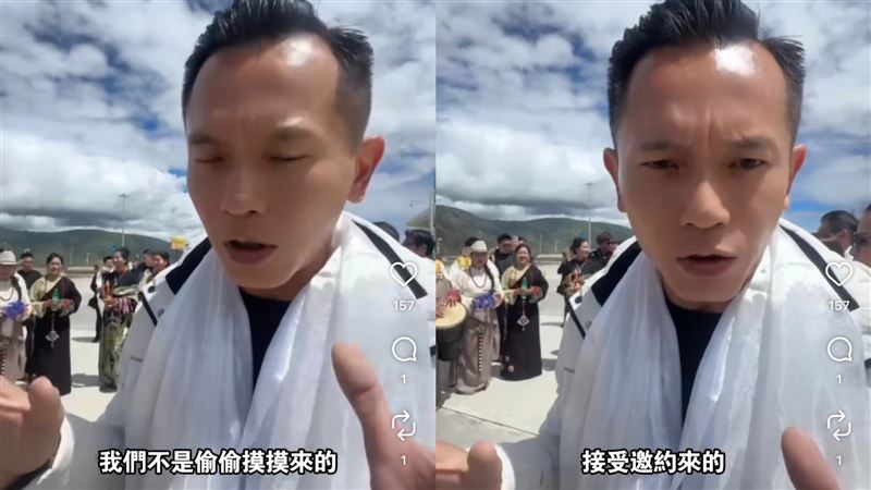 AJ哥強調此次中國行不是偷偷摸摸來的，是光明正大接受邀約來的。（圖／翻攝自AJ哥IG）