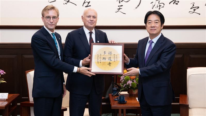 接見IPAC訪團　賴清德促民主國家團結合作