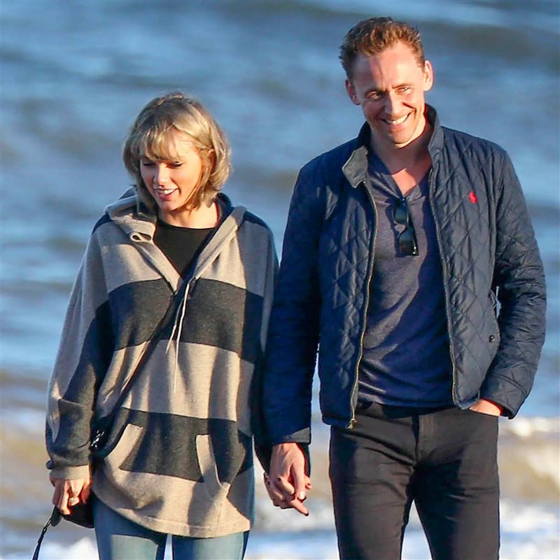 泰勒絲（左）曾與「洛基」湯姆希德勒斯頓（Tom Hiddleston）（右）短暫交往過。（圖／翻攝自X平台）