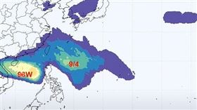 93Ｗ預估間今晚至明日發展為TD並有影響北越的機會。（圖／翻攝自賈新興 YouTube頻道）