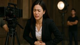 年僅24歲短劇女演員小雯（化名）在片廠拍攝中當場吐血。（圖／AI示意圖非當事人）