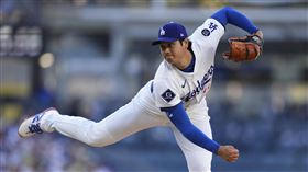 大谷翔平本季首度先發投滿5局。（圖／美聯社／達志影像）