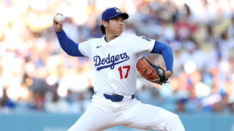 大谷翔平先發5局飆出本季新高9K。（圖／翻攝自Dodgers Nation 推特）