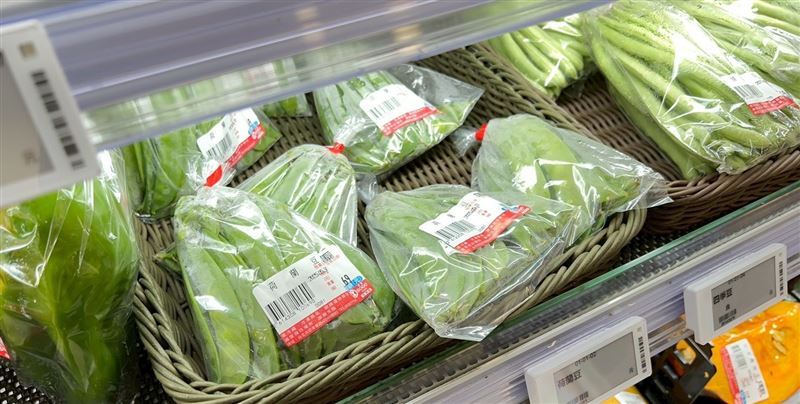 太平洋崇光百貨(Fresh Mart忠孝店)的「荷蘭豆(豌豆)」驗出脫芬瑞超標。（圖／北市衛生局提供）