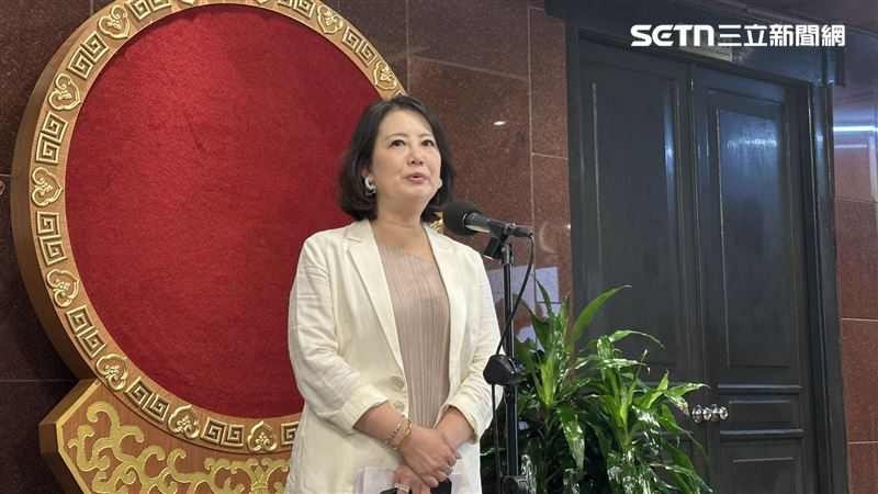 藍委刪追加預算案，吳思瑤批評，在野黨用報復心理審查預算。（圖／記者詹宜庭攝影）