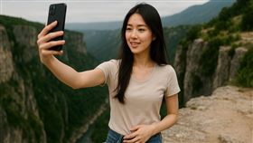 研究指出，自拍相關事故最常見的死因為墜落，占全球比例達46％。（示意圖／Pixabay）