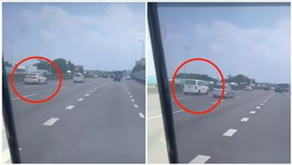 新／「小平安」出發　國道警護送順利到站