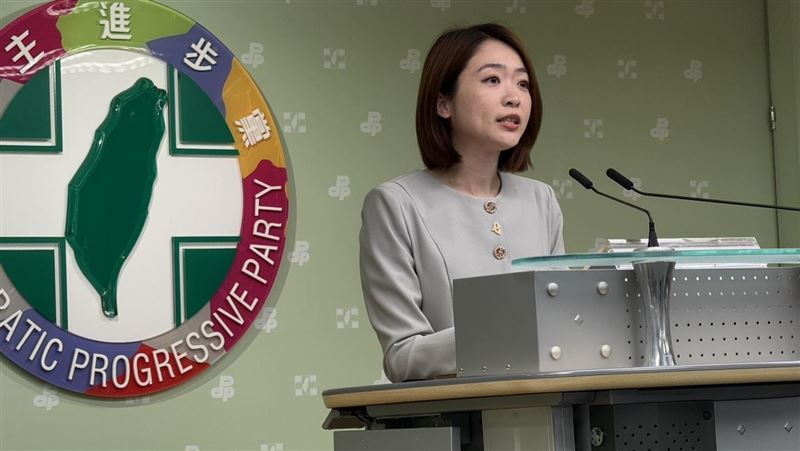 民進黨發言人韓瑩。（圖／記者劉秀敏攝影）