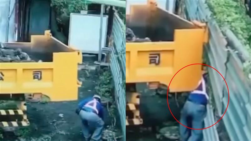 柳姓司機遭車斗壓死，家屬不打算求償。（圖／翻攝自《職業聯結車職業大貨車職業大客車拉拉隊運輸業照片影片資訊分享團》）