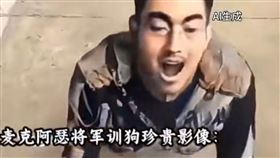 中國社群流傳昭和天皇「被當狗」的AI影片，引發日本民間、政界不滿。（圖／翻攝自微博）

