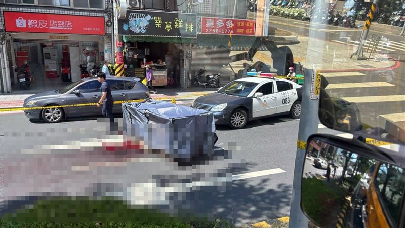 新/土城死亡車禍!8旬老翁遭大貨車撞死