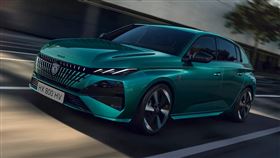 寶獅小改款308掀背車。（翻攝Peugeot網站）