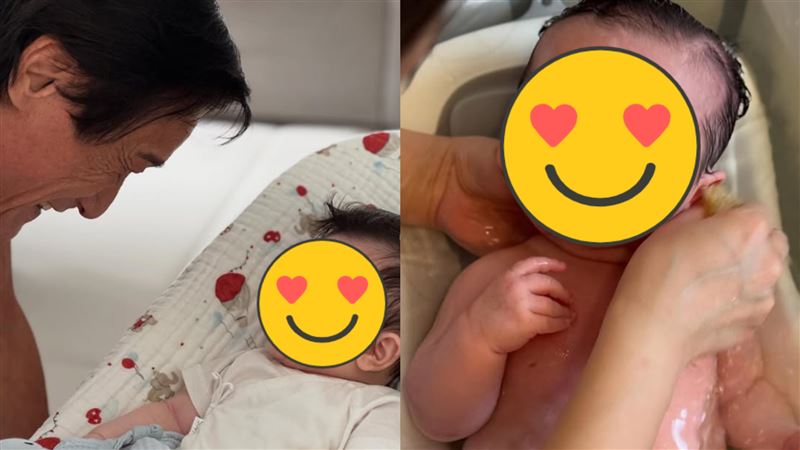 67歲梁家輝又當外公　混血孫大眼圓臉萌翻