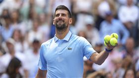 喬科維奇（Novak Djokovic）28日晉級美網男單第3輪。（圖／美聯社／達志影像）