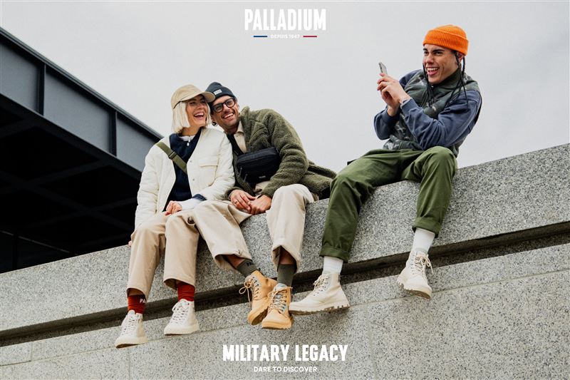 PALLADIUM推出全新MILITARY LEGACY經典軍事系列。(圖/品牌業者提供)