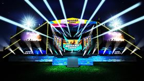 最強音浪來襲！「2025桃園珍珠海岸國際音樂節」酷炫舞台搶先看。(圖/桃園觀光旅遊局提供)