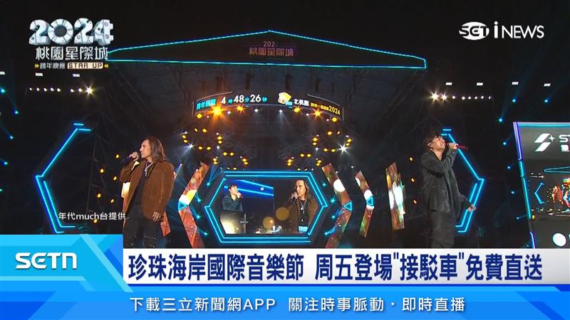 珍珠海岸國際音樂節，第一天動力火車壓軸