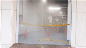 台中美光后里廠不明氣體外洩記憶體大廠美光台中后里廠28日發生不明氣體外洩，消防局初判為製成過程中造成的白色氣體（廢氣）洩漏，造成4人吸入後有不適反應，已由救護車送醫。（台中市消防局提供）中央社記者郝雪卿傳真  114年8月28日