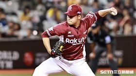 中職36年例行賽，樂天桃猿中繼投手王志煊。（圖／記者劉彥池攝影）