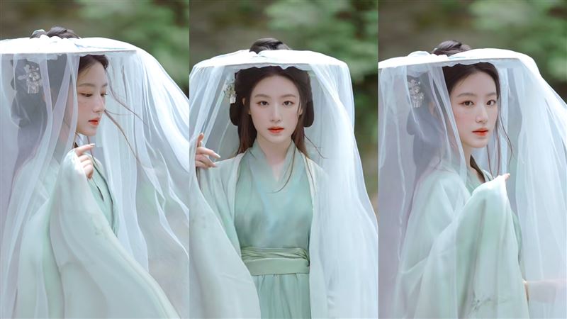 I-DLE舒華漢服古裝造型美瘋 網友:宛如仙女 舒華漢服古裝造型美瘋,引發韓國、中國網友熱議。(圖/翻攝自舒華小紅書)