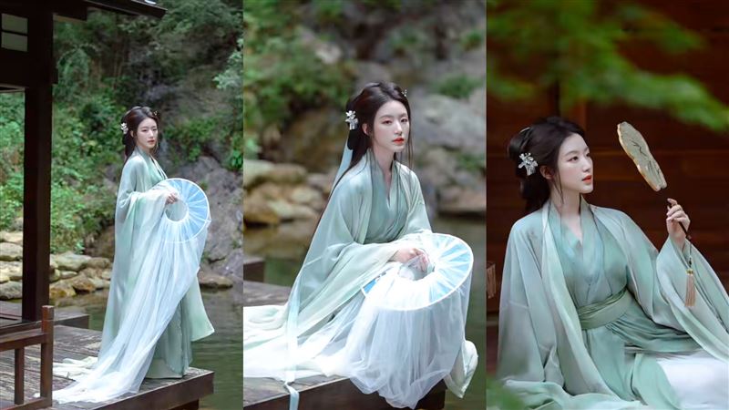 I-DLE舒華漢服古裝造型美瘋 網友:宛如仙女 舒華漢服古裝造型美瘋,引發韓國、中國網友熱議。(圖/翻攝自舒華小紅書)