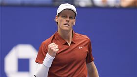 辛納（Jannik Sinner）29日直落3闖美網第3輪。（圖／美聯社／達志影像）