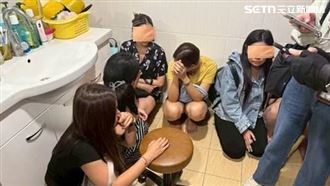 泰女來台賣淫！警上門驚見6女1男塞廁所