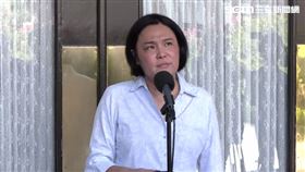 國民黨立委陳玉珍接受媒體聯訪。（圖／記者楊士誼攝影）