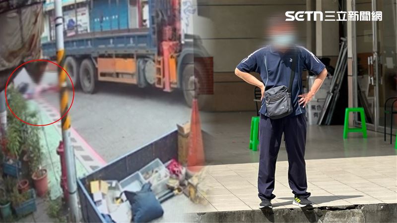 死者小兒子（右）哭到眼腫聲啞，「最難熬的是想像媽媽怎麼死的」。（圖／記者簡榮良攝影）