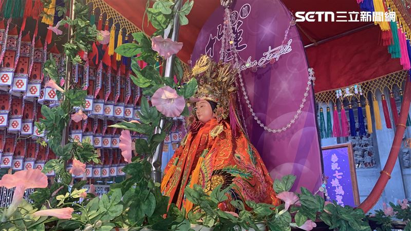 七娘媽象徵美麗、智慧與守護。（圖／記者林瓊玉攝影）