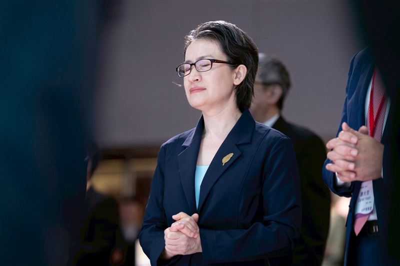 副總統蕭美琴出席「2025 國家祈禱早餐會」。（圖／總統府提供）