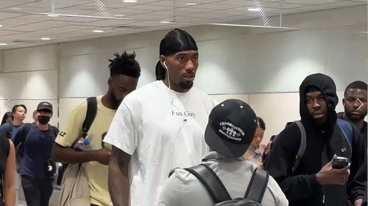 雷納德（Kawhi Leonard）29日抵台。（圖／記者石明啓攝影）