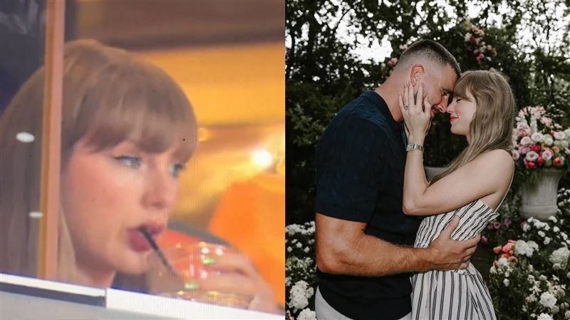 泰勒絲宣布訂婚首露面 鴿子蛋鑽戒超搶眼