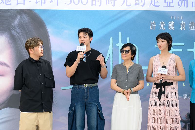 《他年她日》香港大嶼山旅遊熱點昂坪市集舉行記者會。（圖／甲上提供）