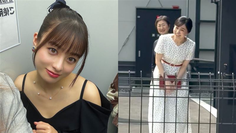 佳子公主（右）被稱媲美女星橋本環奈（左）。圖／翻攝自X@malonginchina、IG@kannahashimoto.mg）