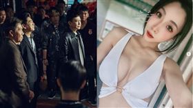 《角頭－鬥陣欸》出動20多位AV女優，上空露點被網友質疑是「CG特效」，參與演出的女優夏晴子回應了。（圖／曼尼娛樂提供、翻攝自夏晴子IG）