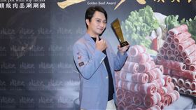 孟澔「2025金肉獎」頒獎典禮。（圖／肉老大頂級肉品涮涮鍋提供）