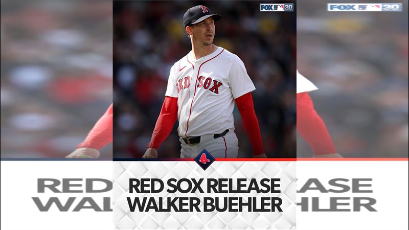前道奇少主布勒（Walker Buehler）被紅襪釋出。（圖／翻攝自FOX Sports: MLB推特）