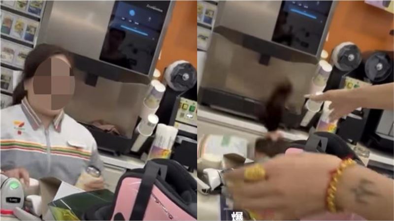 被客逼崩潰!超商店員下跪嗑頭 業者回應
