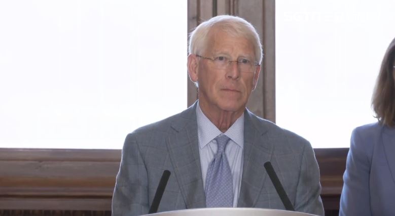 美國參議院軍委會主席維克（Roger Wicker）表示，對台灣在野黨於立法院大幅刪減國防預算感到失望。（圖／翻攝畫面）