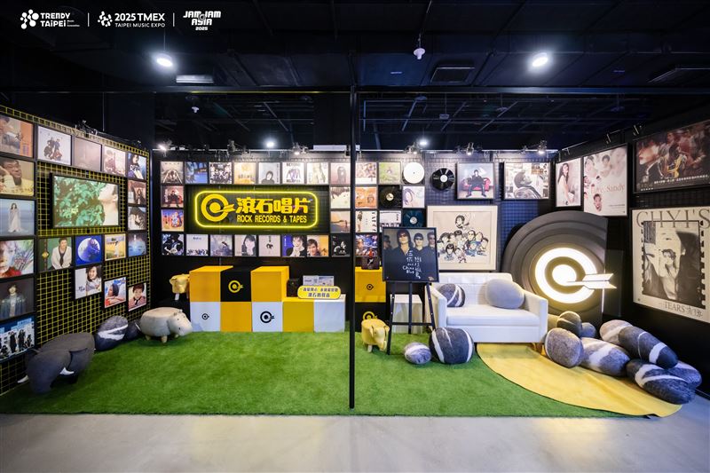 臺北音樂博覽會 TMEX 品牌展覽今盛大開展！文化局偕同北流，匯集文化部影視局、文策院、高流首組聯合展位，力挺臺灣流行音樂產業。（圖／文化部提供）