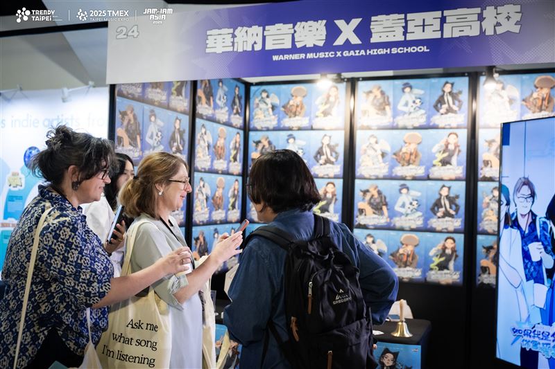 臺北音樂博覽會 TMEX 品牌展覽今盛大開展！文化局偕同北流，匯集文化部影視局、文策院、高流首組聯合展位，力挺臺灣流行音樂產業。（圖／文化部提供）