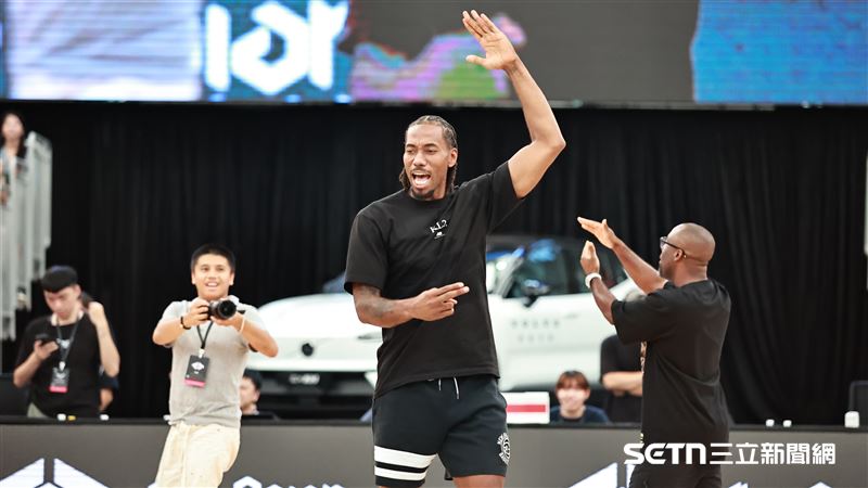 NBA快艇球星「可愛」雷納德。（圖／記者劉彥池攝影）