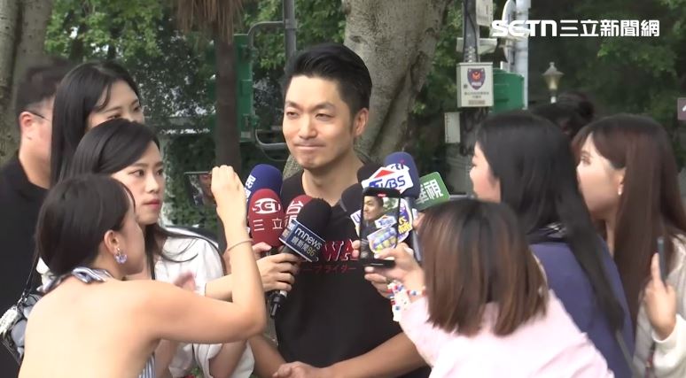 蔣萬安出席台北國際美食節回應民眾黨走讀衝突。（圖／翻攝畫面）