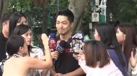 蔣萬安出席台北國際美食節回應民眾黨走讀衝突。（圖／翻攝畫面）